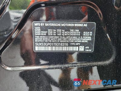 Zdjęcie 14 z 14 samochodu: 2026 BMW X3 30 XDRIVE VIN:5UX53GP01T9318316 - miniatura