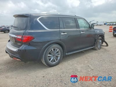 Trzecie zdjęcie samochodu z tyłu: 2019 INFINITI QX80 LUXE VIN:JN8AZ2NF4K9685982 - miniatura