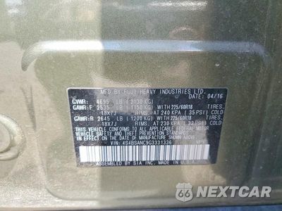 Zdjęcie 23 z 24 samochodu: 2016 SUBA OUTBACK VIN:4S4BSANC9G3331336 - miniatura