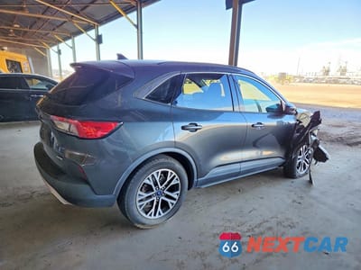 Trzecie zdjęcie samochodu z tyłu: 2020 FORD ESCAPE SEL VIN:1FMCU0H66LUA38819 - miniatura