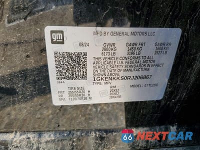 Zdjęcie 14 z 14 samochodu: 2024 GMC ACADIA UPLEVEL VIN:1GKENKKS0RJ206867 - miniatura