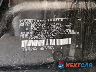 Zdjęcie 13 z 13 samochodu: 2010 TOYOTA RAV4 LIMITED VIN:2T3DF4DV0AW033610 - miniatura