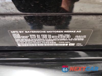 Zdjęcie 13 z 13 samochodu: 2019 BMW X5 XDRIVE50I VIN:5UXJU2C50KLN49466 - miniatura