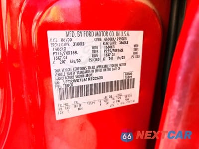 Zdjęcie 12 z 12 samochodu: 2001 FORD F150 SUPERCREW VIN:1FTRW07L61KE22625 - miniatura