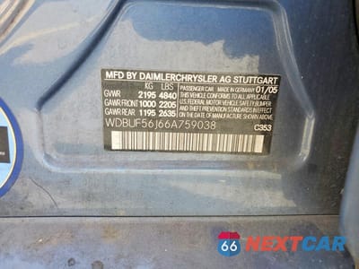Zdjęcie 12 z 12 samochodu: 2006 MERCEDES-BENZ E 350 VIN:WDBUF56J66A759038 - miniatura