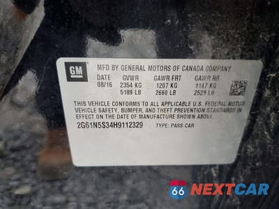 Zdjęcie 12 z 12 samochodu: 2017 CADILLAC XTS LUXURY VIN:2G61N5S34H9112329 - miniatura