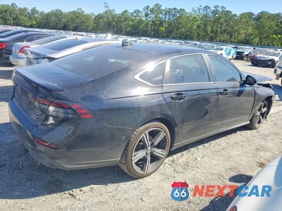 Trzecie zdjęcie samochodu z tyłu: 2023 HONDA ACCORD HYBRID SPORT VIN:1HGCY2F52PA047251 - miniatura