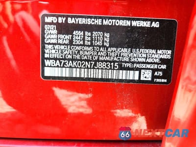 Zdjęcie 12 z 12 samochodu: 2022 BMW 228XI VIN:WBA73AK02N7J88315 - miniatura