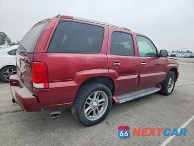 Trzecie zdjęcie samochodu z tyłu: 2002 CADILLAC ESCALADE LUXURY VIN:1GYEK63N92R289916 - miniatura