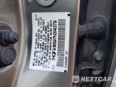 Zdjęcie 12 z 12 samochodu: 2007 HONDA CIVIC LX VIN:2HGFA16597H314379 - miniatura