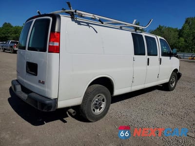 Trzecie zdjęcie samochodu z tyłu: 2019 GMC SAVANA G3500 CARGO VIN:1GTZ7HFG6K1205700 - miniatura