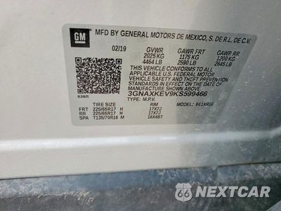 Zdjęcie 13 z 13 samochodu: 2019 CHEVROLET EQUINOX LT VIN:3GNAXKEV9KS599466 - miniatura