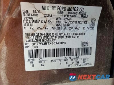 Zdjęcie 12 z 12 samochodu: 2011 FORD F250 SUPER DUTY VIN:1FT7W2BTXBEA25056 - miniatura