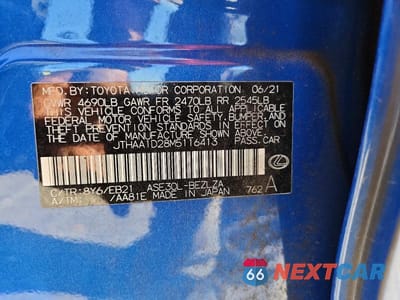 Zdjęcie 12 z 12 samochodu: 2021 LEXUS IS 300 VIN:JTHAA1D28M5116413 - miniatura