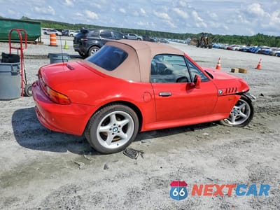 Trzecie zdjęcie samochodu z tyłu: 1998 BMW Z3 2.8 VIN:4USCJ3323WLC12727 - miniatura