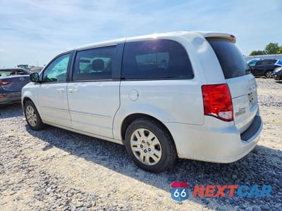 Drugie zdjęcie samochodu z przodu: 2016 DODGE GRAND CARAVAN SE VIN:2C4RDGBG6GR169826 - miniatura