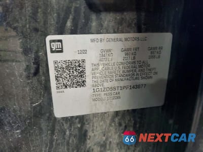 Zdjęcie 12 z 12 samochodu: 2023 CHEVROLET MALIBU LT VIN:1G1ZD5ST1PF143877 - miniatura