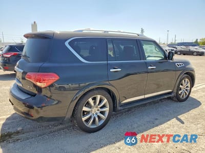 Trzecie zdjęcie samochodu z tyłu: 2011 INFINITI QX56 VIN:JN8AZ2NE0B9001713 - miniatura