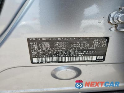 Zdjęcie 13 z 13 samochodu: 2019 HONDA HR-V SPORT VIN:3CZRU6H15KG725145 - miniatura