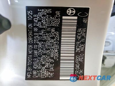 Zdjęcie 12 z 12 samochodu: 2026 TOYOTA COROLLA HYBRID LE VIN:JTDBCMFE8T3122649 - miniatura