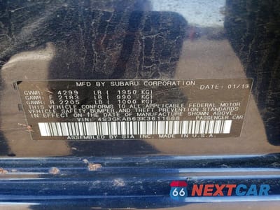 Zdjęcie 13 z 13 samochodu: 2019 SUBARU IMPREZA VIN:4S3GKAB63K3611688 - miniatura
