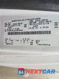 Zdjęcie 13 z 13 samochodu: 2012 FORD E350 BOX TRUCK VIN:1FDSE3FL6CDB14624 - miniatura