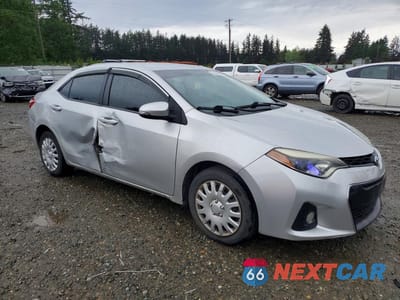 Czwarte zdjęcie samochodu z boku: 2014 TOYOTA COROLLA S VIN:5YFBURHE0EP157882 - miniatura