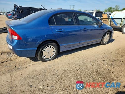 Trzecie zdjęcie samochodu z tyłu: 2009 HONDA CIVIC HYBRID VIN:JHMFA36279S011949 - miniatura