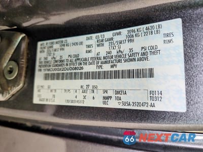 Zdjęcie 13 z 13 samochodu: 2013 FORD ESCAPE SE VIN:1FMCU0GX2DUD08026 - miniatura