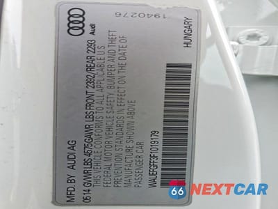 Zdjęcie 13 z 13 samochodu: 2015 AUDI A3 PREMIUM PLUS VIN:WAUEFGFF3F1019179 - miniatura