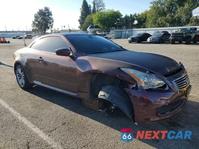 Czwarte zdjęcie samochodu z boku: 2009 INFINITI G37 CONVERTIBLE BASE VIN:JNKCV66E69M723537 - miniatura