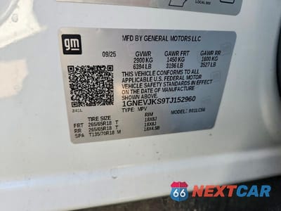 Zdjęcie 13 z 13 samochodu: 2026 CHEVROLET TRAVERSE Z71 VIN:1GNEVJKS9TJ152960 - miniatura