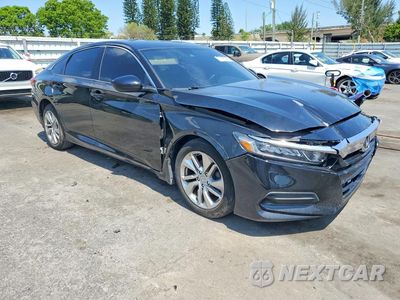 Czwarte zdjęcie samochodu z boku: 2019 HONDA ACCORD LX VIN:1HGCV1F19KA045182 - miniatura