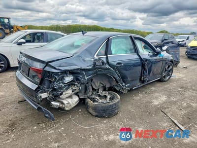 Trzecie zdjęcie samochodu z tyłu: 2018 AUDI A4 PRESTIGE VIN:WAUFNAF43JN007912 - miniatura