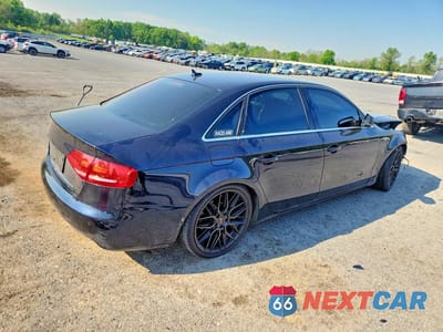 Trzecie zdjęcie samochodu z tyłu: 2010 AUDI A4 PREMIUM PLUS VIN:WAUFFAFL2AN030537 - miniatura