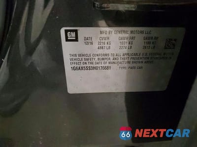 Zdjęcie 13 z 13 samochodu: 2017 CADILLAC CTS LUXURY VIN:1G6AX5SS3H0176681 - miniatura