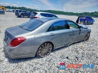 Trzecie zdjęcie samochodu z tyłu: 2015 MERCEDES-BENZ S 550 VIN:WDDUG8CB8FA192981 - miniatura