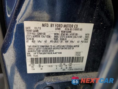 Zdjęcie 12 z 12 samochodu: 2013 FORD F250 SUPER DUTY VIN:1FT7W2BT6DEA47106 - miniatura