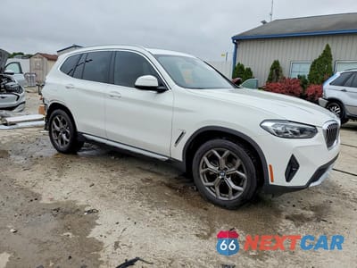 Czwarte zdjęcie samochodu z boku: 2023 BMW X3 XDRIVE30I VIN:5UX53DP05P9R07535 - miniatura