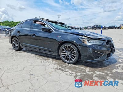 Czwarte zdjęcie samochodu z boku: 2019 ACURA ILX PREMIUM A-SPEC VIN:19UDE2F83KA005283 - miniatura