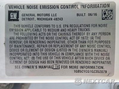 Zdjęcie 12 z 12 samochodu: 2016 CHEVROLET SILVERADO C3500 VIN:1GB5CYCG1GZ352079 - miniatura