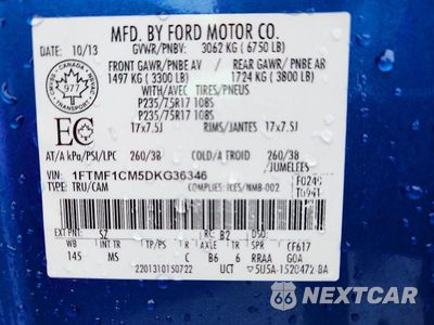 Zdjęcie 13 z 13 samochodu: 2013 FORD F150 VIN:1FTMF1CM5DKG36346 - miniatura
