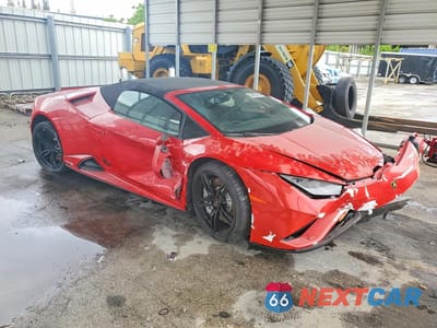 Czwarte zdjęcie samochodu z boku: 2022 LAMBORGHINI HURACAN EVO VIN:ZHWUT5ZF3NLA18778 - miniatura