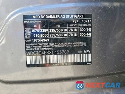Zdjęcie 12 z 12 samochodu: 2018 MERCEDES-BENZ GLA 250 VIN:WDCTG4EB8JJ455789 - miniatura