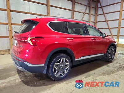 Trzecie zdjęcie samochodu z tyłu: 2023 HYUNDAI SANTA FE LIMITED VIN:5NMS5DA15PH000790 - miniatura