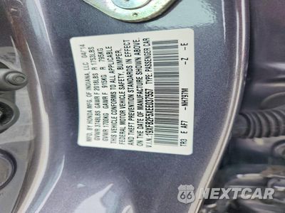 Zdjęcie 12 z 12 samochodu: 2014 HONDA CIVIC LX VIN:19XFB2F5XEE037557 - miniatura