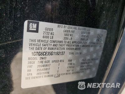 Zdjęcie 12 z 12 samochodu: 2016 GMC CANYON SLE VIN:1GTG6CE35G1182137 - miniatura