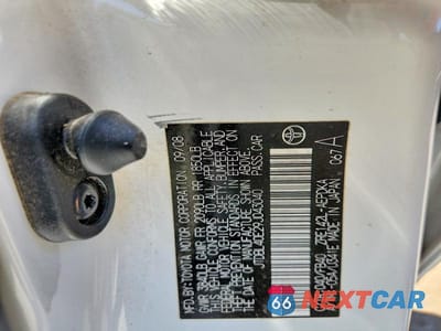Zdjęcie 12 z 12 samochodu: 2009 TOYOTA COROLLA LE VIN:JTDBL40E29J043040 - miniatura