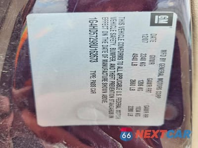Zdjęcie 12 z 12 samochodu: 2008 BUICK LUCERNE CXL VIN:1G4HD57298U162673 - miniatura