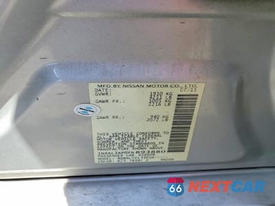 Zdjęcie 12 z 12 samochodu: 2015 NISSAN ALTIMA 2.5 SL VIN:1N4AL3AP0FN893880 - miniatura